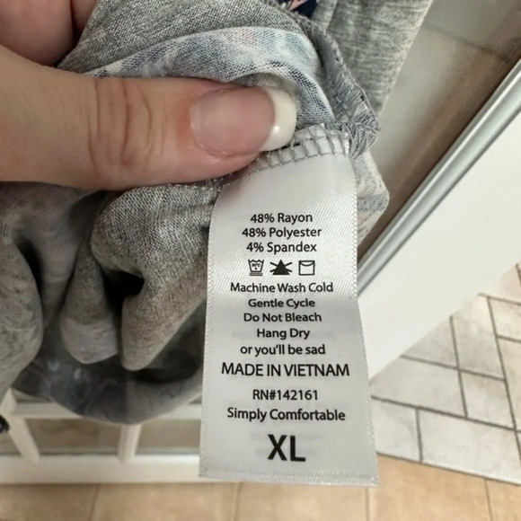 LuLaRoe Julia Midi Dress Fitted Boho Floral Striped Print Size XL NWT - Picture 5 of 6